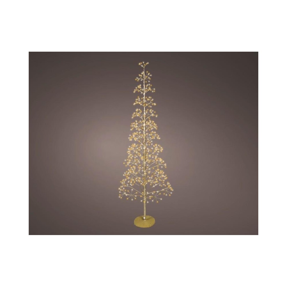 ALBERO METALLO ORO 624 LED H.150